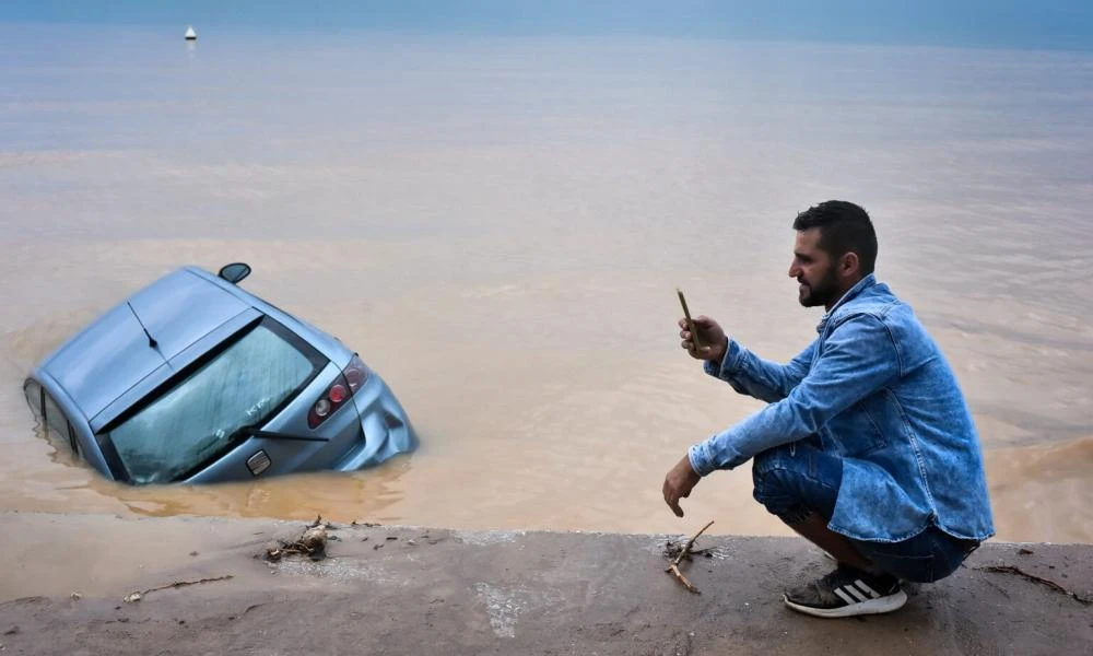 Κακοκαιρία: Ξανά στο κόκκινο η στάθμη του Ενιπέα και του Πηνειού